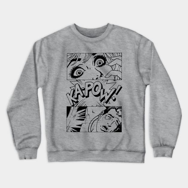 Vintage Comic Book Page Crewneck Sweatshirt by ashleyboutilier5